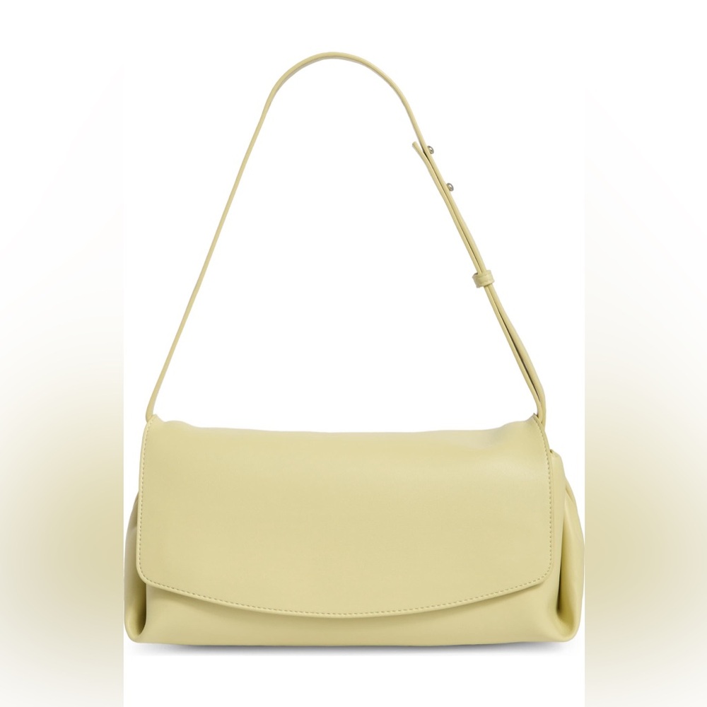 BCBG Draped Shoulder Bag (Rare Lemon color)
